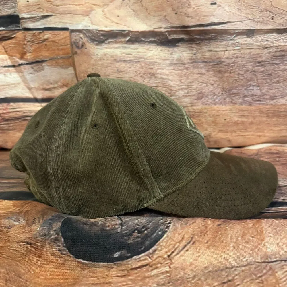 DRI-DUCK NC+ Hybrids Baseball Cap Men's Adjustable Olive Brown Corduroy Suede